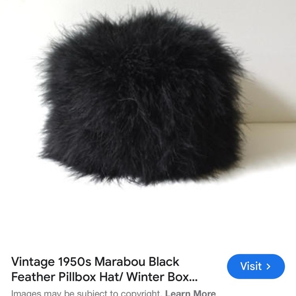 Elegant Black Faux Fur Women's Hat. Vintage! - Picture 2 of 5